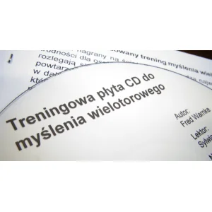 Treningowa płyta CD do myślenia wielotorowego - obrazek 2