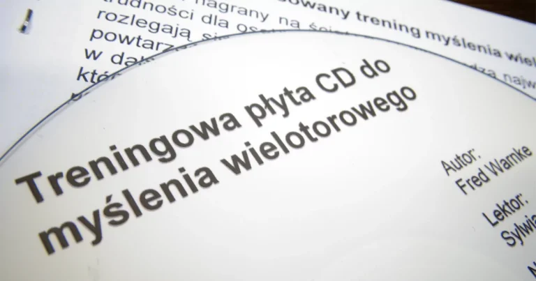 Treningowa płyta CD do myślenia wielotorowego - obrazek 2